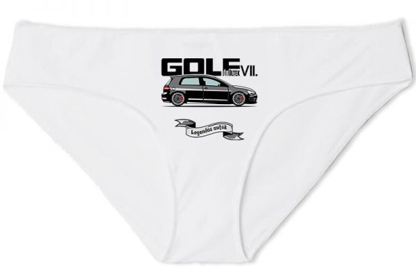 Női bugyi golf őrültek VII fehér