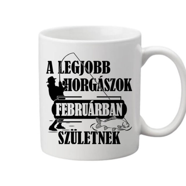 Februári horgászok - Bögre