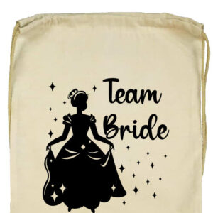 Team Bride Királylány lánybúcsú- Basic tornazsák