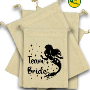 Team Bride Szirén lánybúcsú – Vászonzacskó szett
