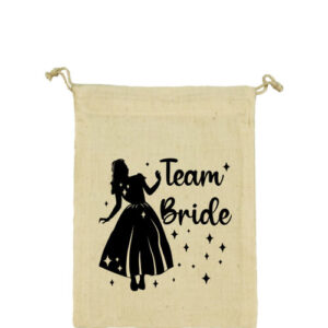 Team Bride Hercegnő lánybúcsú – Vászonzacskó kicsi