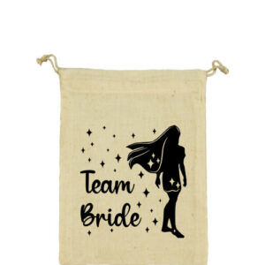 Team Bride Pocahontas lánybúcsú – Vászonzacskó kicsi