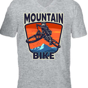 Mountain bike – Férfi V nyakú póló