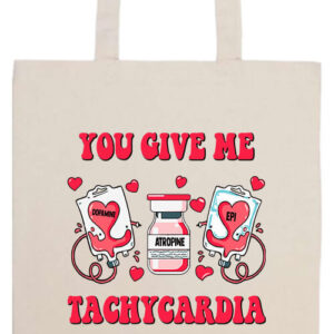 You give me tachycardia- Prémium hosszú fülű táska