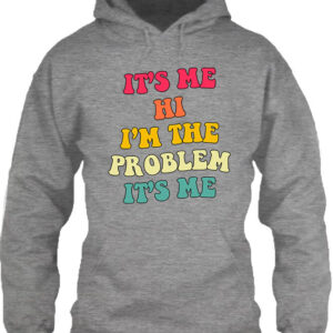 It is me – Unisex kapucnis pulóver – S, Szürke