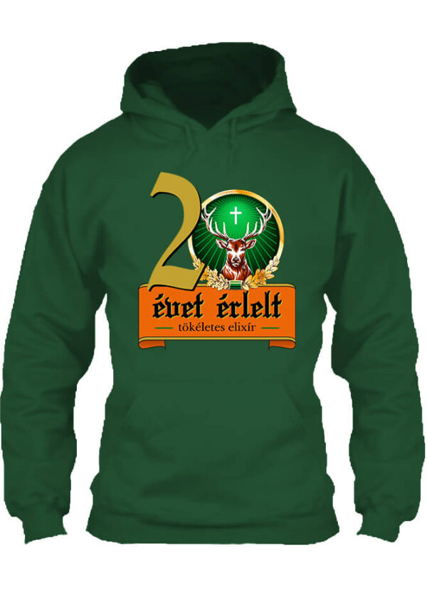 Jager 20 évet érlelt elixír - Unisex kapucnis pulóver