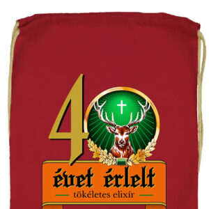 Jager 40 évet érlelt elixír- Prémium tornazsák