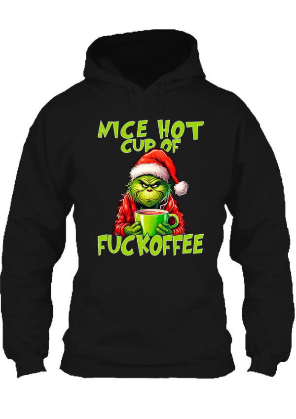 Grincs Fuckoffee - Unisex kapucnis pulóver