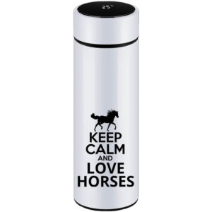 Keep calm and love horses lovas – Okos kulacs