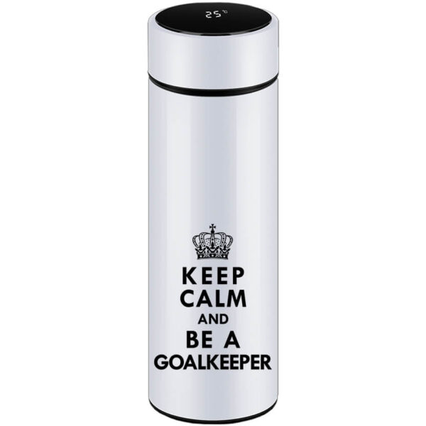 Keep calm goalkeeper - Okos kulacs