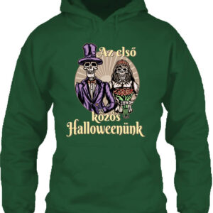 Az első közös Halloweenünk – Unisex kapucnis pulóver