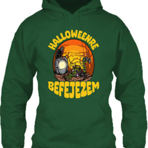 Halloweenre befejezem Gamer – Unisex kapucnis pulóver