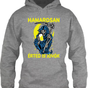 Hamarosan érted jövök Halloween – Unisex kapucnis pulóver