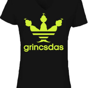 Grincsdas Adidas Grincs poén – Női V nyakú póló