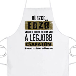 Büszke edző- Basic kötény