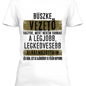 Büszke vezető – Női póló