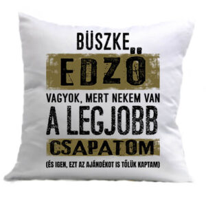 Büszke edző – Párna