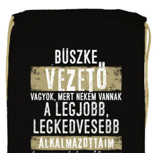 Büszke vezető- Prémium tornazsák