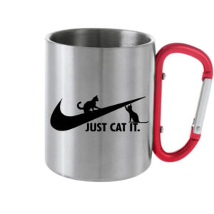 Just cat it Nike cica – Karabineres bögre