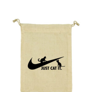 Just cat it Nike cica – Vászonzacskó közepes