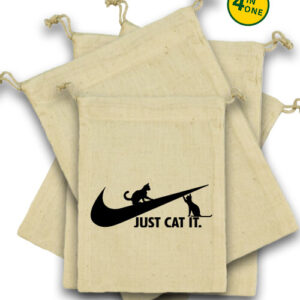 Just cat it Nike cica – Vászonzacskó szett